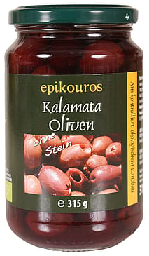 Rømer Oliven kalamata u. sten Ø 315 g