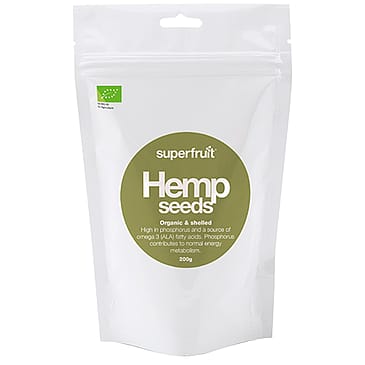 Superfruit Hampe frø afskallede (hemp seed) Ø 200 g