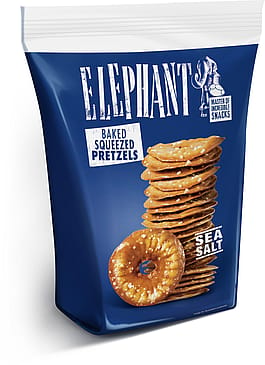 Elephant Baked Squeezed Pretzels Seasalt