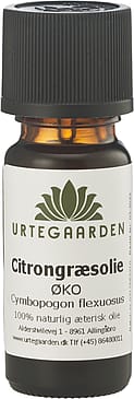 Urtegaarden Citrongræsolie ØKO 10 ml