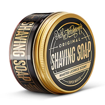 Dick Johnson Shaving Soap Super Mousse Roasted Licorice 80 g