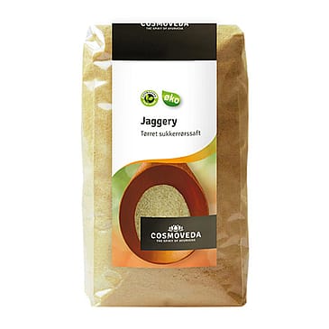 Cosmoveda Jaggery Tørret Sukkerrørsaft Ø 400 g