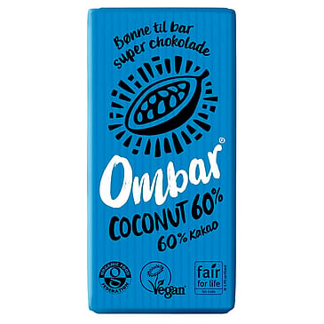 Ombar Kokosnød 60 % Ø 35 g