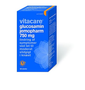 VitaCare Glucosamin JemoPharm 750 mg filmovertrukne tabletter 180 tabl.