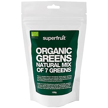 Superfruit Organic greens pulvermix Ø 100 g