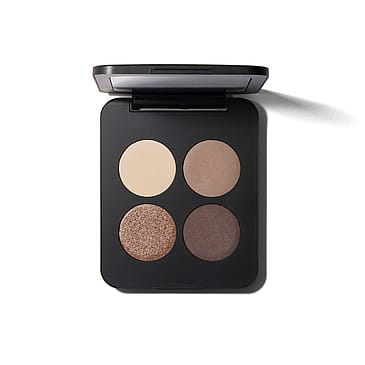 Youngblood Pressed Mineral Eyeshadow Quad Taupe Smoke