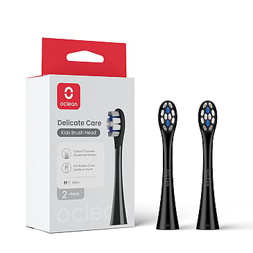 Oclean Børstehoveder Kids 2-Pak Sort