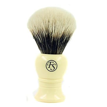 Frank Shaving Imiteret Elfenben Barberkost Finest Badger