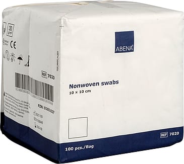 Abena Nonwoven Kompres 4-Lags 10x10cm 100 stk.