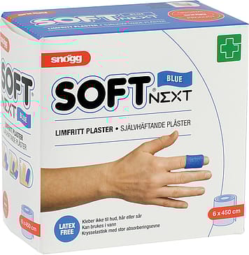Snögg Skumforbinding Soft Next 45m × 6cm Blå Latexfri