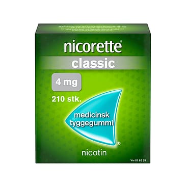 Nicorette® Classic 4 mg medicinsk tyggegummi 210 stk.