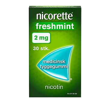 Nicorette® Freshmint 2 mg medicinsk tyggegummi 30 stk.