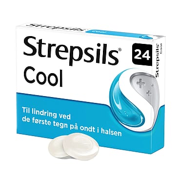 Strepsils Cool, Sugetabletter 24 tabl.