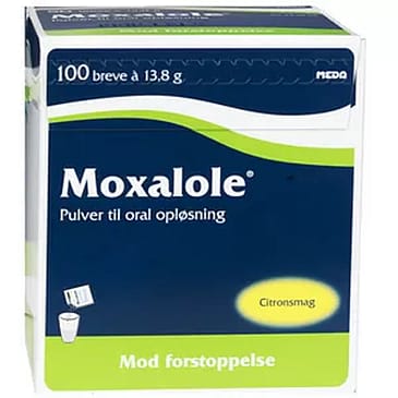 Moxalole Pulverbreve Citronsmag 100 stk