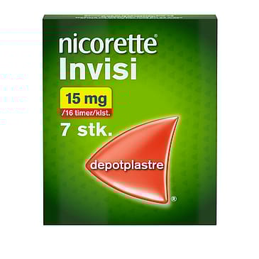 Nicorette® Invisi Depotplastre 15 mg/16 timer 7 stk.