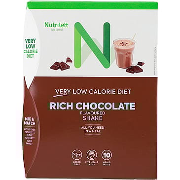 Nutrilett Rich Chocolate Shake 35 g x 10 stk