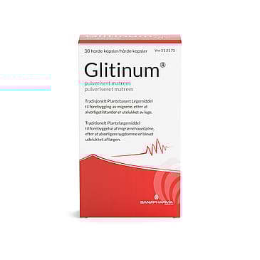 Glitinum 100 mg (hårde kapsler) 30 kaps.