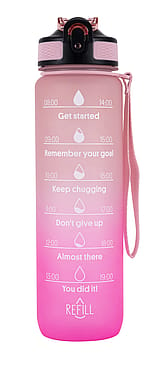 Elevate Motivations Vandflaske 900 ml Faded Pink