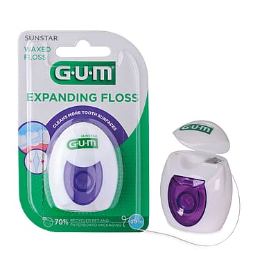 GUM EXPANDING Floss tandtråd 30 m