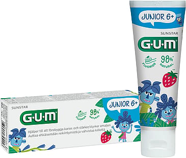 GUM Tandpasta Junior Tutti Frutti Børn 6+