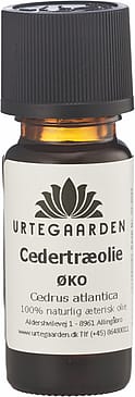 Urtegaarden Cedertræolie ØKO 10 ml.