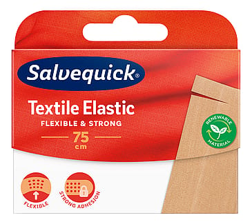 Salvequick Textile  Elastic Plaster 75 cm