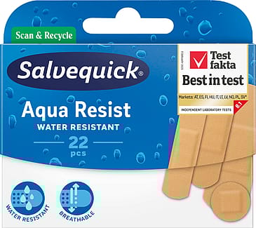 Salvequick Aqua Resist 22 stk