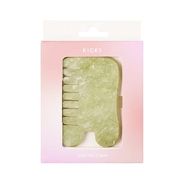 KICKS Beauty Gua Sha Comb Green