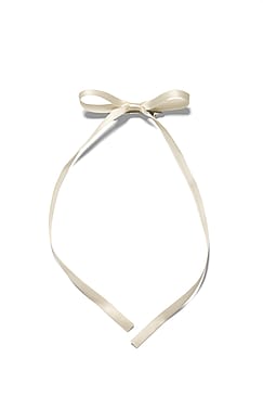 KICKS Beauty Mini Hair Clip with Bow White