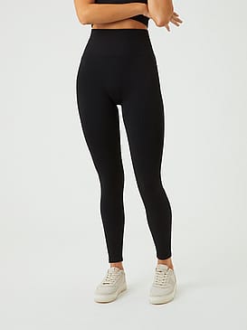 Björn Borg Studio Seamless Rib Tights Black S Black S