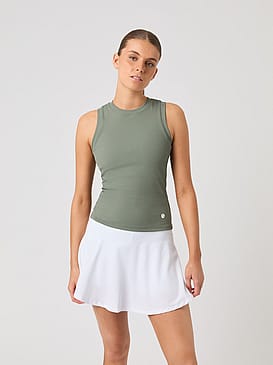 Björn Borg Ace Pocket Ribbed Tank Top Agave Green M