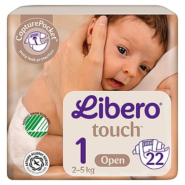 Libero Touch Åbne Bleer Str. 1 (22 stk)