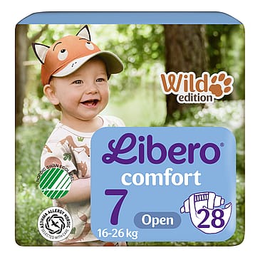 Libero Comfort Åbne Bleer Str. 7, 16-26 kg - 28 stk