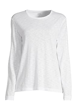 Casall Soft Texture Long Sleeve White L