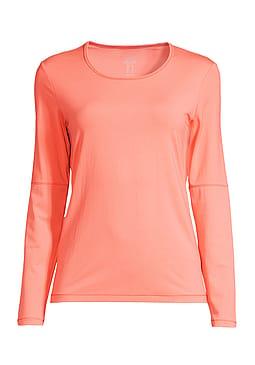 Casall Essential Mesh Detail Long Sleeve Pale Coral 40