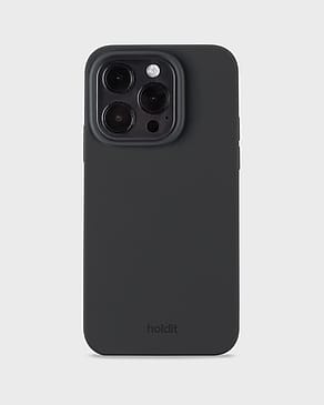 HOLDIT Silicone Case iPhone Black 15 Pro