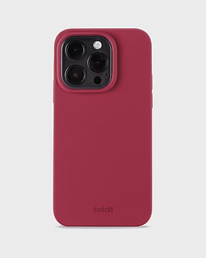 HOLDIT Silicone Case iPhone Red Velvet 15 Pro