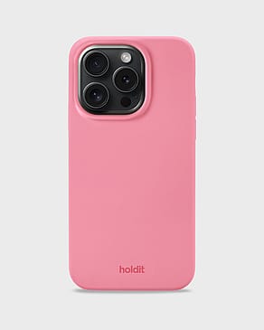 HOLDIT Silicone Case iPhone Rouge Pink 15 Pro