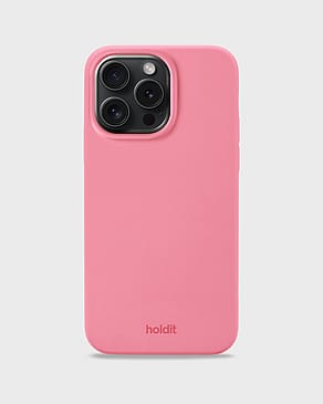 HOLDIT Silicone Case iPhone Rouge Pink 15 ProMax