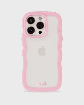 HOLDIT Wavy Case 12/12 Pro Pink/Transparent 16 Pro