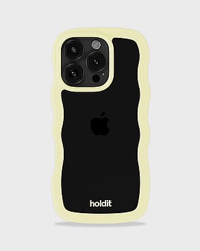 HOLDIT Wavy Case iPhone 16 Pro Max Lemonade/Transparent