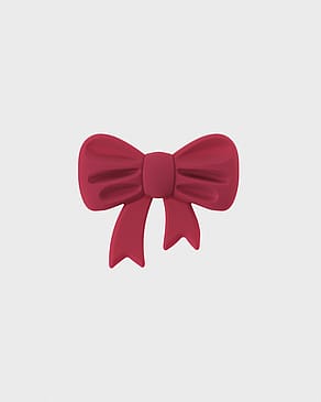 HOLDIT Silicone Sticker Bow Red Velvet