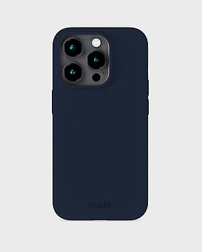 HOLDIT Silicone Case iPhone 15 Pro Midnight Blue
