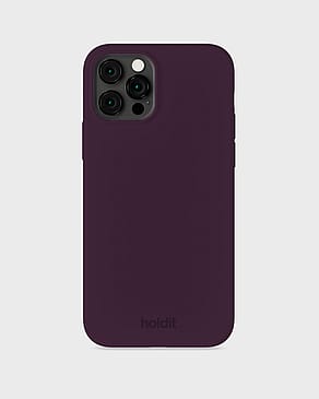HOLDIT Silicone Case iPhone 12/12 Pro Deep Plum