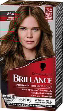 Schwarzkopf Brillance 864 Warm Brown (W) 864 Warm Brown