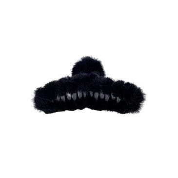 PIPOL'S BAZAAR Cally Furry Clamp Smaller Black