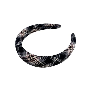 PIPOL'S BAZAAR Tartan Headband Black