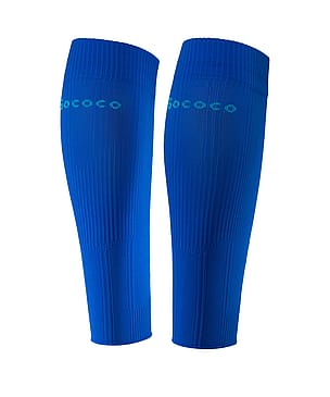 Gococo Compression Calf Sleeves Electric Blue M (33-39 cm Around Calf)