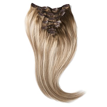 Rapunzel of Sweden Clip-on set 7 pieces 50 cm Dark Ashy Blonde Balayage B2.6/10.7