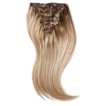 Rapunzel of Sweden Clip-on set 7 pieces 50 cm Brown Ash Blonde Balayage B5.1/7.3